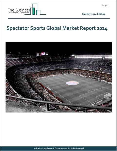 表紙：観戦スポーツの世界市場レポート 2024