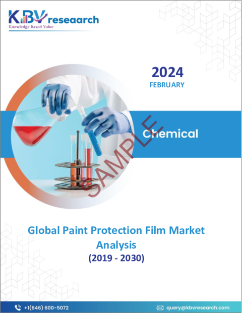 表紙：塗装保護フィルムの世界市場規模、シェア、動向分析レポート：素材別、最終用途別、地域別展望と予測、2023年～2030年