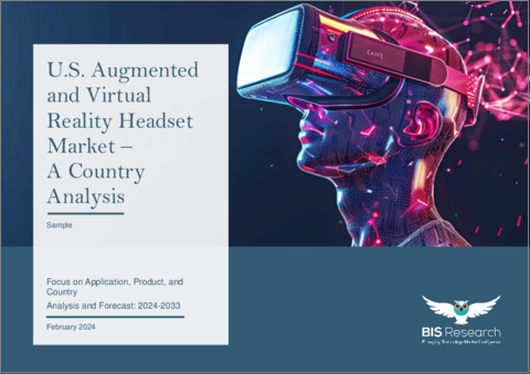 表紙：米国のAR (拡張現実)・VR (仮想現実) ヘッドセット市場 - 国別分析：用途・製品・国別の分析・予測 (2024-2033年)