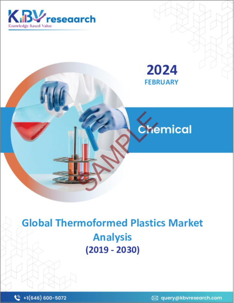 表紙：熱成形プラスチックの世界市場規模、シェア、動向分析：プロセス別、用途別、製品別、地域別展望と予測（2023年～2030年）