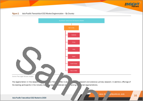 サンプル1：アジア太平洋の2030年までの超臨界CO2市場予測- 地域別分析-用途・機能別