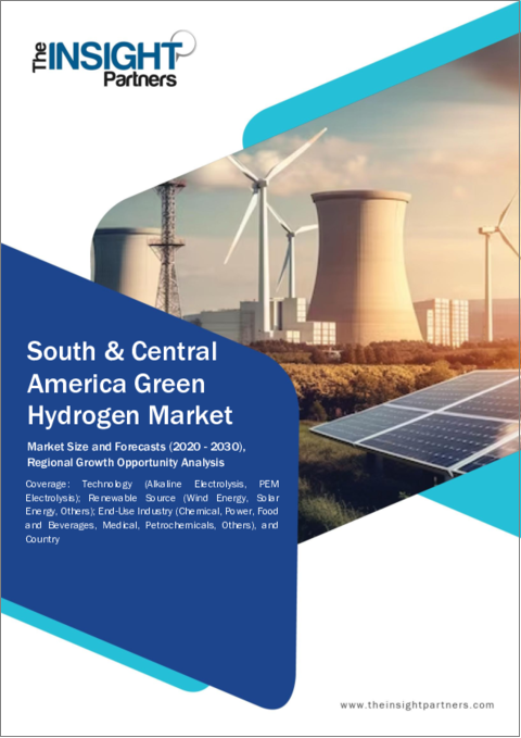 表紙：中南米のグリーン水素市場の2030年予測-地域別分析-技術、再生可能エネルギー源、最終用途産業別