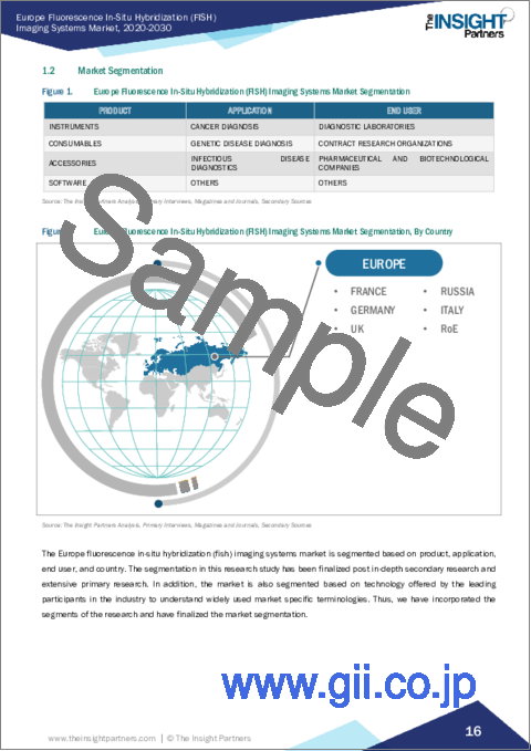 サンプル1：欧州の蛍光In-Situハイブリダイゼーションイメージングシステム市場の2030年までの予測-地域別分析-製品別、用途別、エンドユーザー別