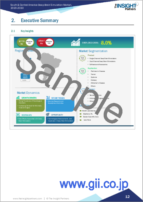 サンプル1：中南米の脳深部刺激療法市場の2030年までの予測-地域別分析-製品別、用途別、エンドユーザー別