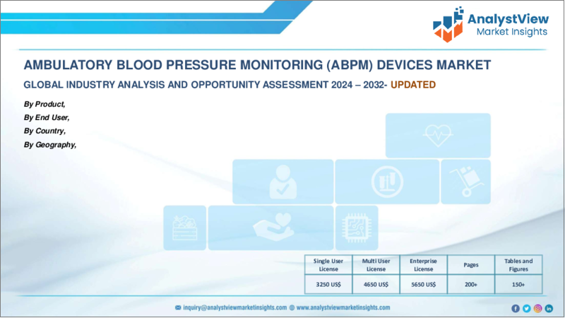 表紙：外来血圧モニタリング（ABPM）機器市場：製品別、エンドユーザー別、国別、地域別 - 産業分析、市場規模、市場シェア、予測（2024年～2032年）