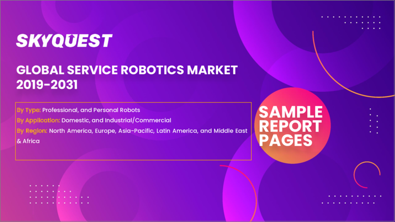 表紙：サービスロボットの世界市場：市場規模、シェア、成長分析 - タイプ別、用途別、産業予測（2024～2031年）
