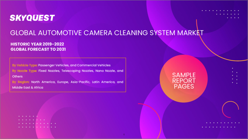 表紙：自動車用カメラ洗浄システムの世界市場規模、シェア、成長分析：販売チャネル別、ノズル別 - 産業予測（2024年～2031年）