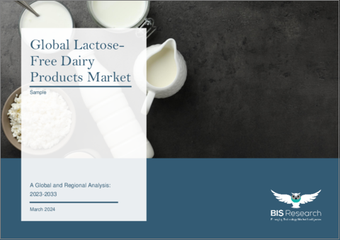 表紙：無乳糖乳製品の世界市場：世界および地域別分析 （2023年～2033年）