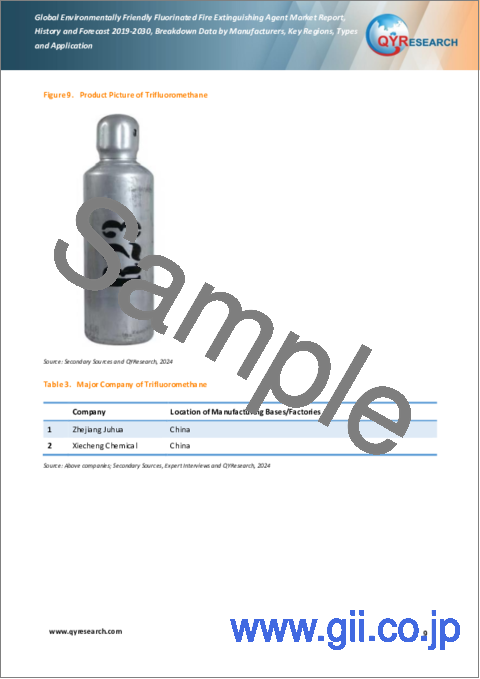 サンプル1：環境対応型フッ素系消火剤の世界市場：実績と予測（2019年～2030年）