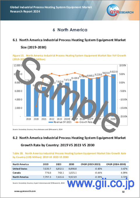 サンプル2：産業用プロセス加熱システム装置の世界市場：2024年