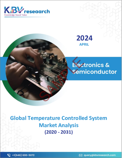 表紙：温度制御システムの世界市場：市場規模、シェア、動向分析 - タイプ別、エンドユーザー別、用途別、地域別展望、予測（2024～2031年）