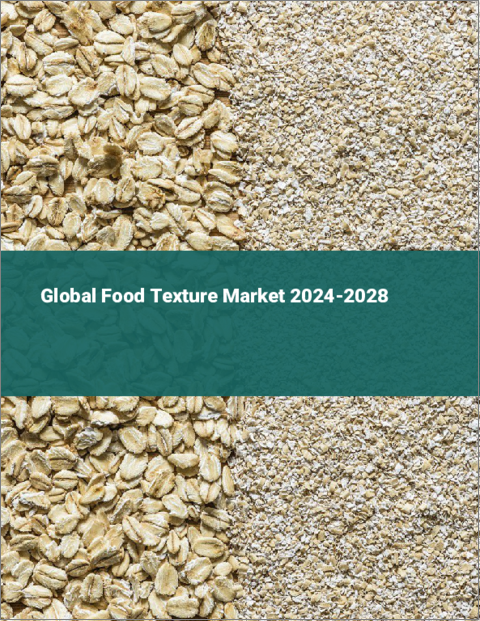 表紙：食品テクスチャーの世界市場 2024-2028