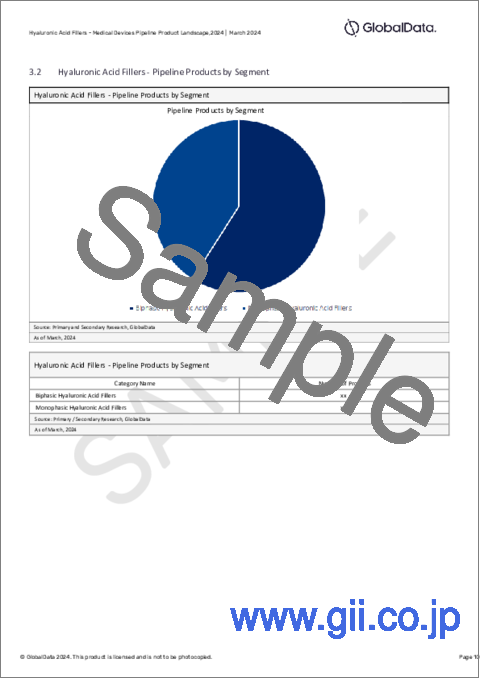 サンプル2：ヒアルロン酸フィラー市場：パイプラインレポート（開発段階、セグメント、地域・国、規制経路、主要企業）、2024年最新版