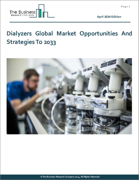 表紙：ダイアライザの世界市場機会と戦略（～2033年）