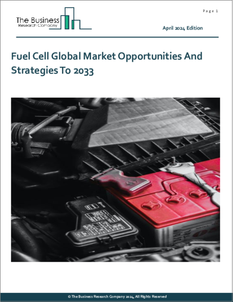 表紙：燃料電池の世界市場：2033年までの機会と戦略