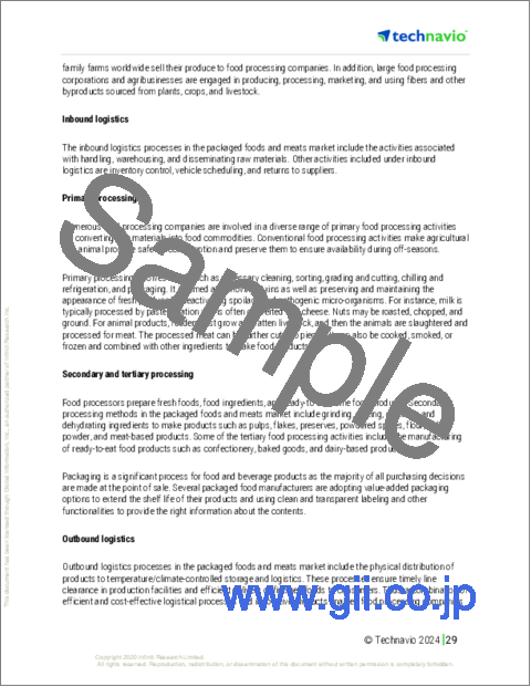 サンプル1：果物・野菜ミックスジュースの世界市場、2024～2028年