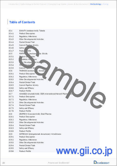 サンプル2：上皮成長因子受容体- 非小細胞肺がん（EGFR-NSCLC） - 市場の洞察、疫学、市場予測：2034年
