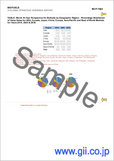 サンプル1：バイオ燃料の世界市場