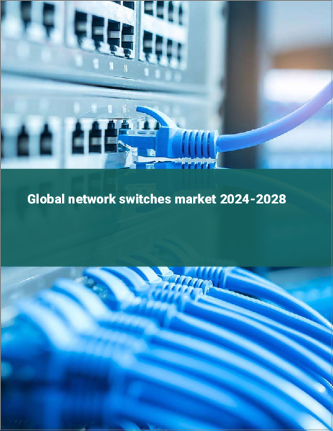 表紙：ネットワークスイッチの世界市場 2024-2028