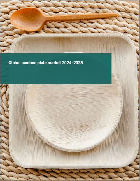 表紙：竹製プレートの世界市場 2024-2028