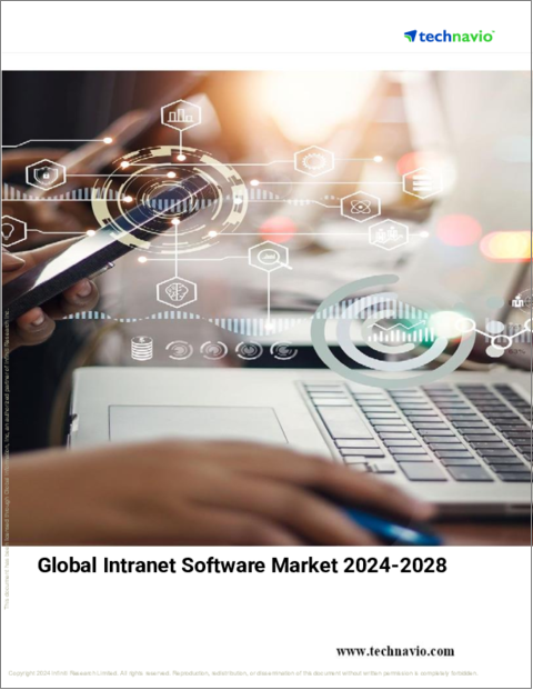 表紙：イントラネットソフトウェアの世界市場、2024～2028年