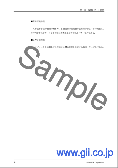 サンプル1：ITR Market View：画像・音声認識市場2024