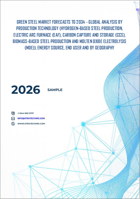 表紙：グリーンスチールの2030年までの市場予測：生産技術、エネルギー源、エンドユーザー、地域別の世界分析