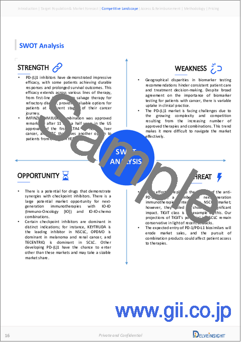 サンプル1：PD-L1阻害薬 - 市場考察、疫学、市場予測（2034年）