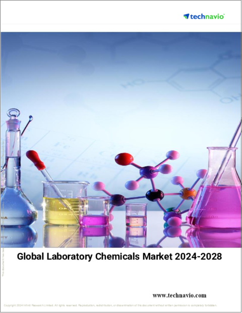 表紙：ラボ用化学品の世界市場、2024～2028年