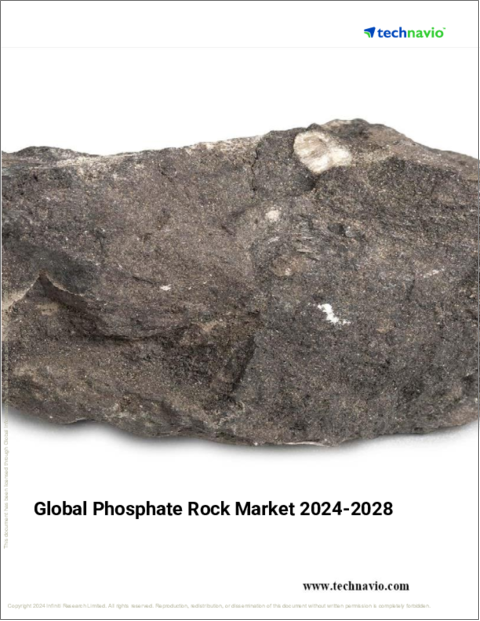 表紙：リン鉱石の世界市場、2024～2028年