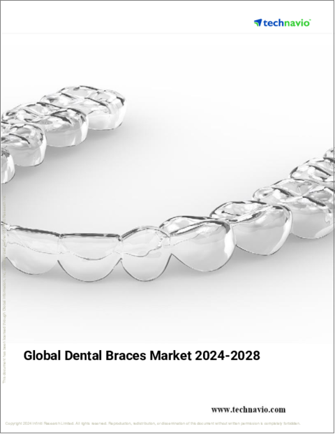 表紙：歯科矯正器具の世界市場、2024～2028年
