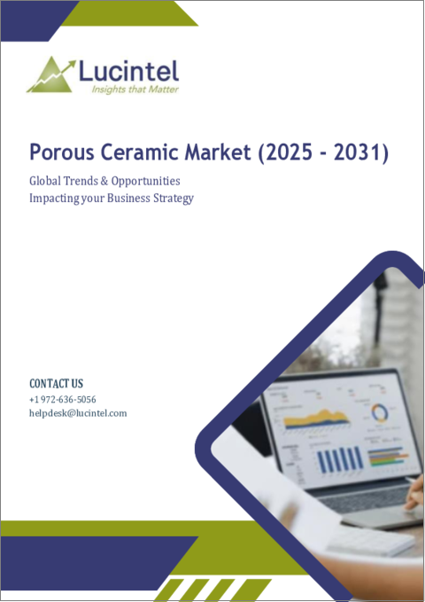 表紙：多孔質セラミック市場レポート：2030年までの動向、予測、競合分析