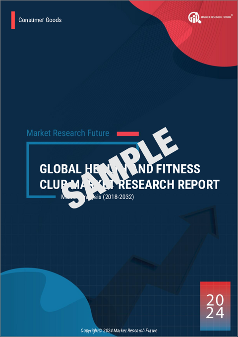 表紙：ヘルス&フィットネスクラブの世界市場：施設・トレーナータイプ・エンドユーザー・会員タイプ・地域別の予測 (～2032年)