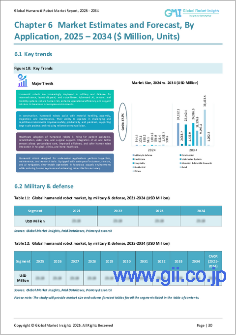 サンプル2：ヒューマノイドロボット市場、機会、成長促進要因、産業動向分析と予測、2024年～2032年