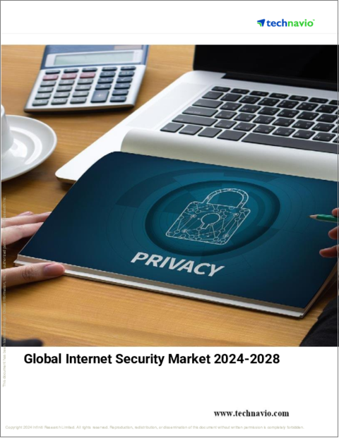 表紙：インターネットセキュリティの世界市場、2024～2028年
