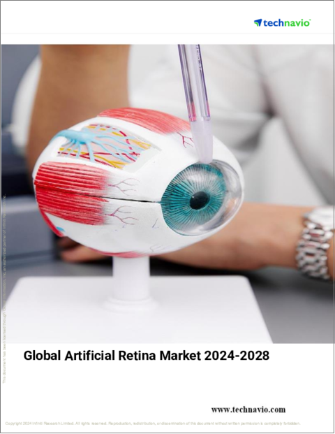 表紙：人工網膜の世界市場、2024～2028年