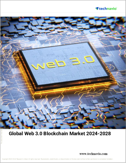 表紙：ウェブ3.0ブロックチェーンの世界市場、2024～2028年