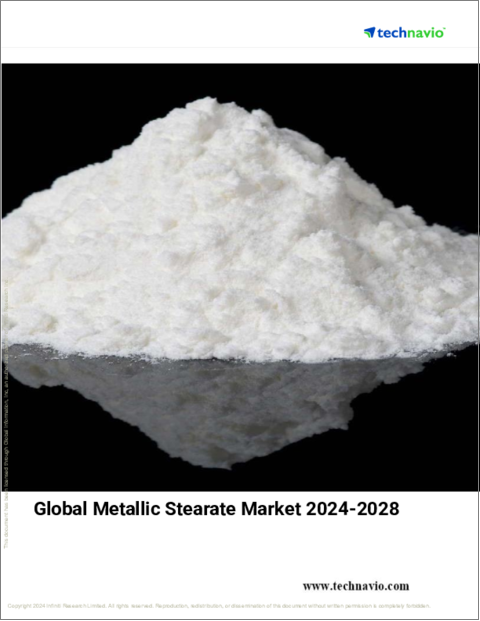表紙：ステアリン酸金属塩の世界市場、2024～2028年
