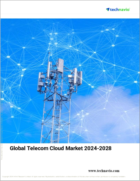 表紙：テレコムクラウドの世界市場 2024年～2028年