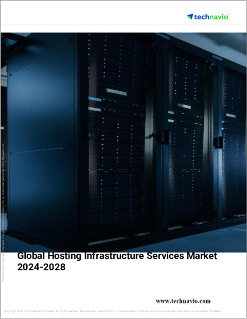 表紙：ホスティングインフラサービスの世界市場 (2024～2028年)
