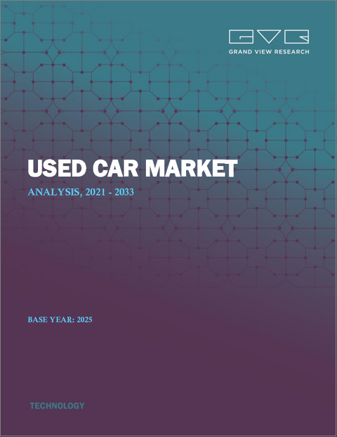 表紙:中古車の市場規模、シェア、動向分析レポート:車種別、ベンダー別、燃料タイプ別、規模別、販売チャネル別、地域別、セグメント動向、2025~2030年