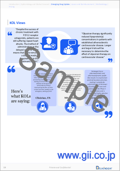 サンプル1：急性心筋梗塞（AMI）- 市場考察、疫学、市場予測（2034年）