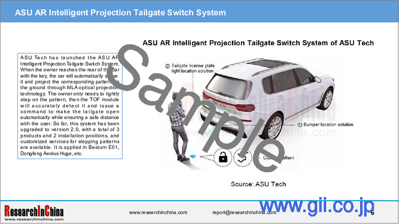 サンプル1:スマートドア・パワーテールゲートの中国市場(2024年)