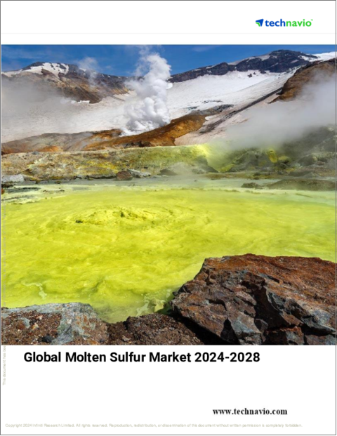 表紙：溶融硫黄の世界市場 (2024～2028年)