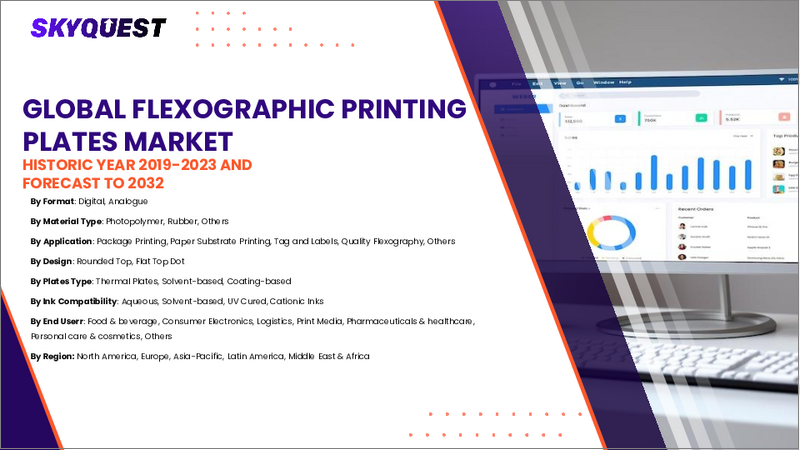 表紙:フレキソ印刷版の市場規模、シェア、成長分析、フォーマット別、タイプ別、用途別、デザイン別、インキ適合性別、地域別 - 産業予測、2025~2032年