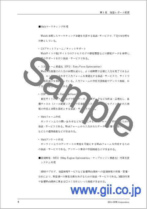 サンプル1：ITR Market View：メール／Webマーケティング市場2025