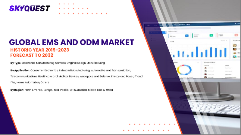 表紙:EMSとODMの市場規模、シェア、成長分析:タイプ別、用途別、地域別 - 産業予測 2025~2032年