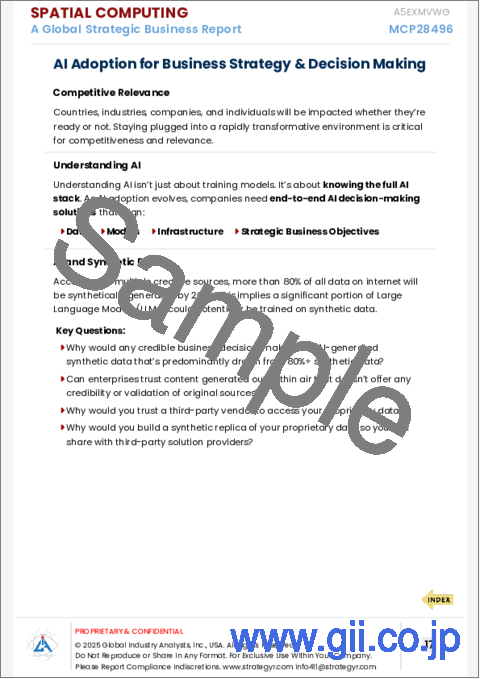 サンプル2：空間コンピューティングの市場