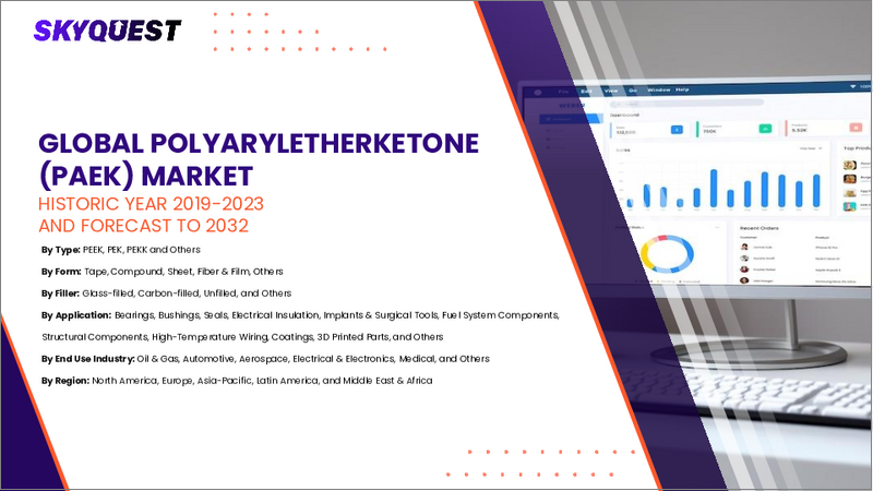 表紙:ポリアリールエーテルケトン(PAEK)の市場規模、シェア、成長分析:タイプ別、用途別、フィラー別、形状別、地域別 - 産業予測 2025~2032年