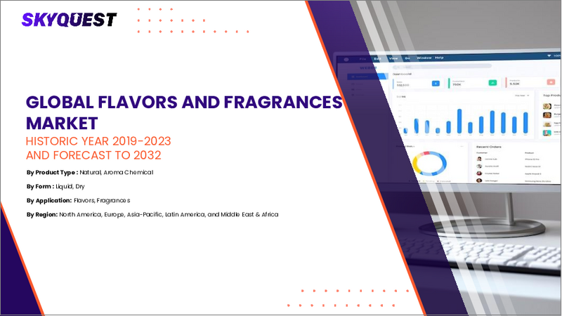 表紙:香料の市場規模、シェア、成長分析:成分別、最終用途別、地域別 - 産業予測 2025年~2032年